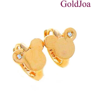 럭셔리 세련된 원터치 큐빅 14k귀걸이  lov-10755e