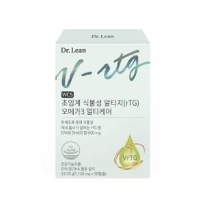 닥터린 초임계 식물성 알티지 오메가3 멀티케어 30캡슐이미지입니다. 누르면 해당 게시물로 새창이동합니다.