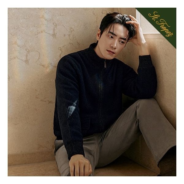 129, 슈퍼파인 메리노 울 블렌드 방풍 집업2149034