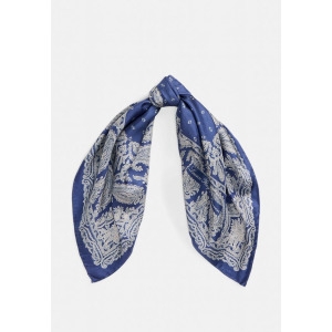 �����η� �η� Ralph PAISLEY SILK TWILL SQUARE SCARF Foulard pale iris 289713