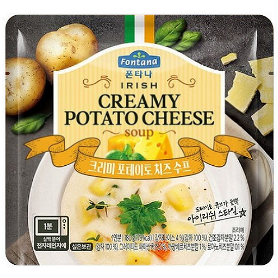 샘표식품 폰타나 아이리쉬 크리미 포테이토 치즈 수프 180g (20개)_이미지