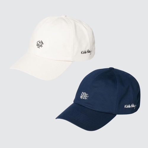 유니클로 모자 키스 헤링 볼 캡 UV 컷 자외선 차단 2컬러 478308_이미지