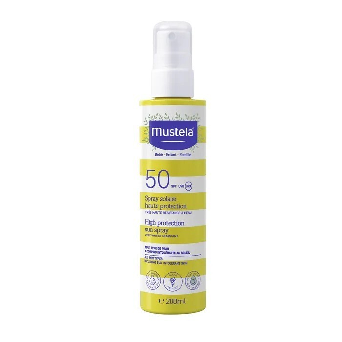  무스텔라 베베 솔레일 SPF50 선 스프레이 200ml [1개]