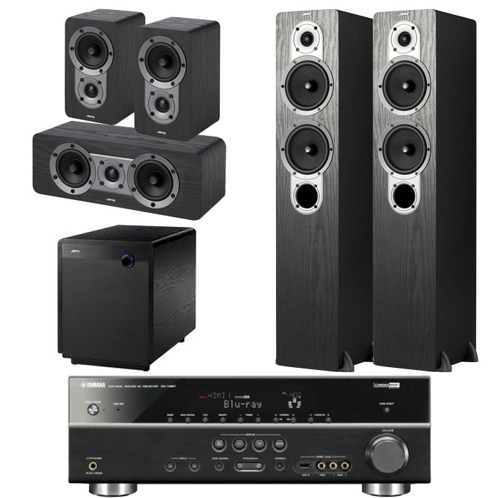 야모 S426 5.1채널 + 야마하 AV리시버 (RX-V667, SUB-210)_이미지