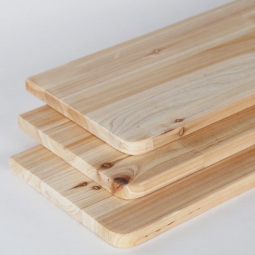 내맘대로자른나무 삼나무 집성목 라운딩 2면 18T (240 x 400mm)