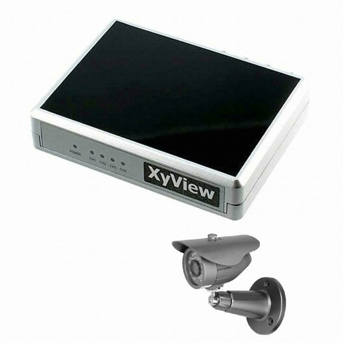 자이시큐리티 XV USB DVR 4CH + XY-B5024R 패키지 (카메라 1개+녹화기)