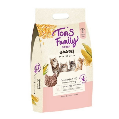 톰스패밀리 옥수수모래 크러쉬 베이비파우더 5L (1개)_이미지