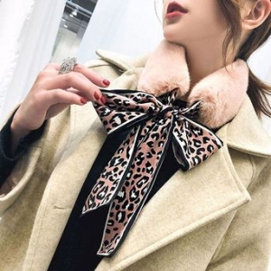 여성용 토끼털 리얼 퍼 털 목도리 워머 코트 패션 W79DE4F