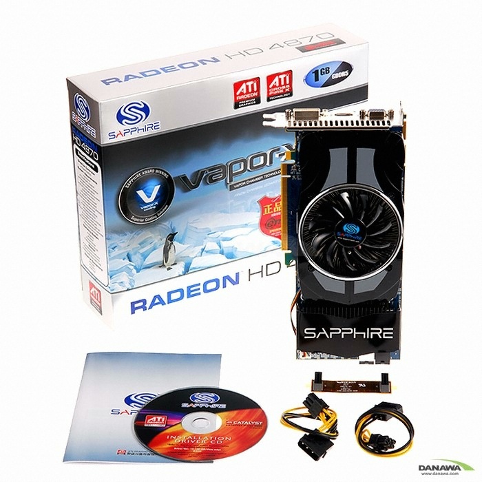 SAPPHIRE 라데온 HD 4870 HDMI D5 1GB Vapor-X_이미지
