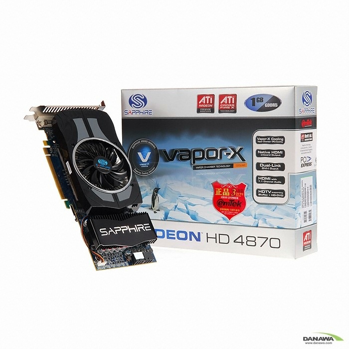 SAPPHIRE 라데온 HD 4870 HDMI D5 1GB Vapor-X_이미지